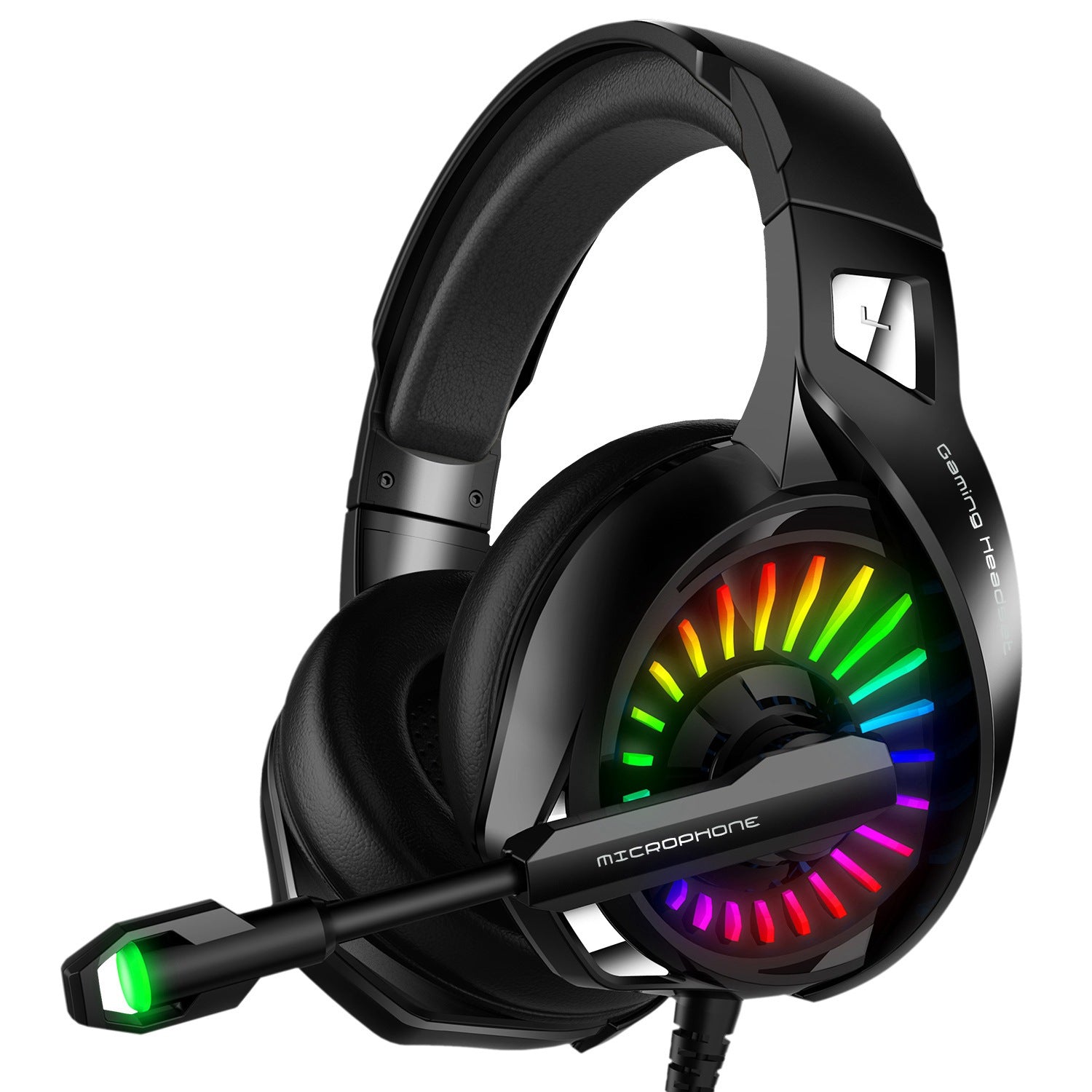 IMYB A20 Wired Over-Ear E-sports Headphone RGB LED Light Stereo Gaming Headset with Rotatable Microphone IMYB A20 Wired Over-Ear E-sports Headphone RGB LED Light Stereo Gaming Headset with Rotatable Microphone